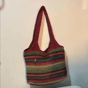 The Sak Multicolor Crochet Shoulder Bag